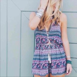LF Patterned Romper